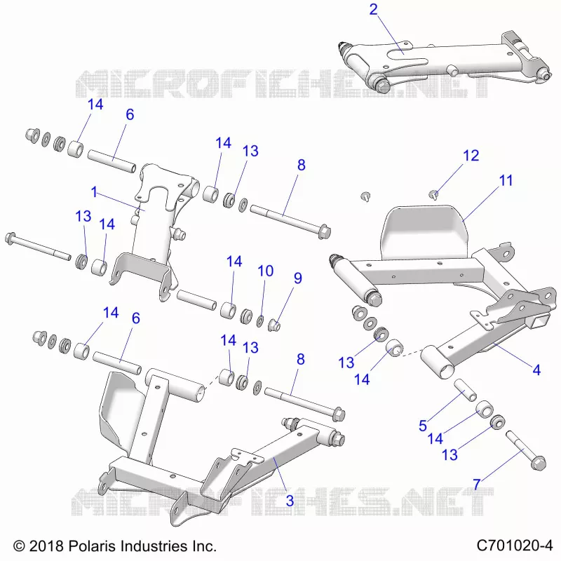 SUSPENSION TRASERA CONTROL ARMS