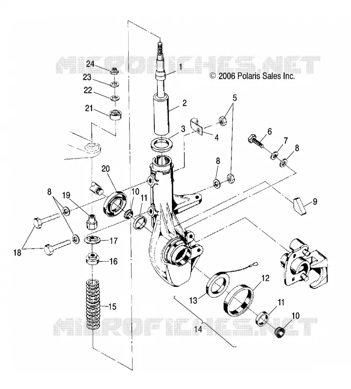 SUSPENSION, puntal delantero