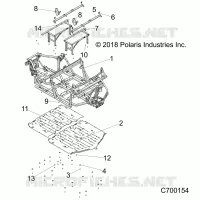 CHASSIS, MARCO PRINCIPAL AND SKID PLATES