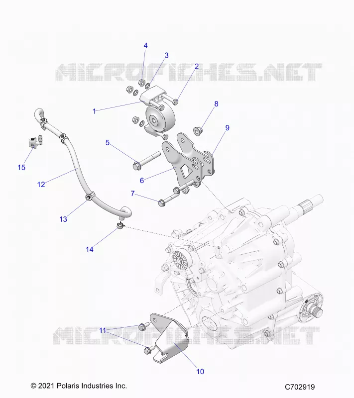 TREN, MAIN GEARCASE MOUNTING