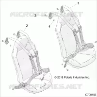ASIENTO BELT MOUNTING