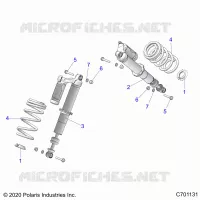 SUSPENSION, CHOQUE FRONTAL MOUNTING