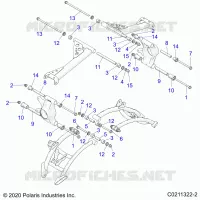 SUSPENSION TRASERA CONTROL ARM MOUNTING