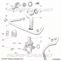 MOTOR, WATERPUMP AND BYPASS