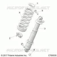 SUSPENSION TRASERA SHOCK MOUNTING