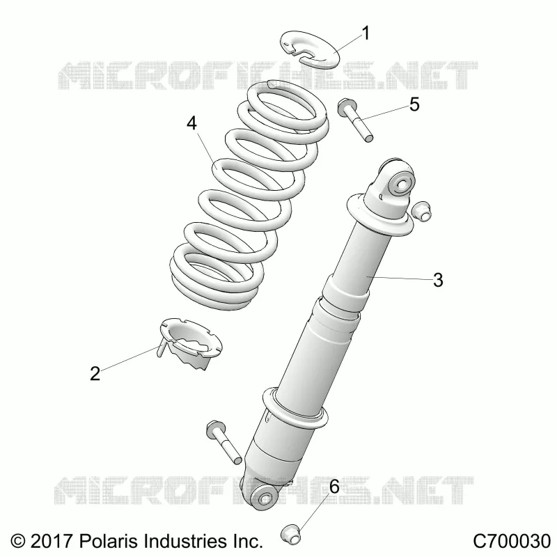 SUSPENSION TRASERA SHOCK MOUNTING