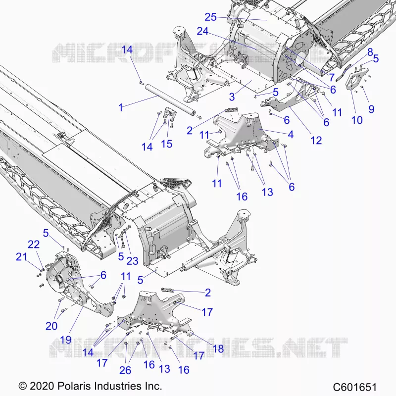 CHASIS, BULKHEAD ASM.