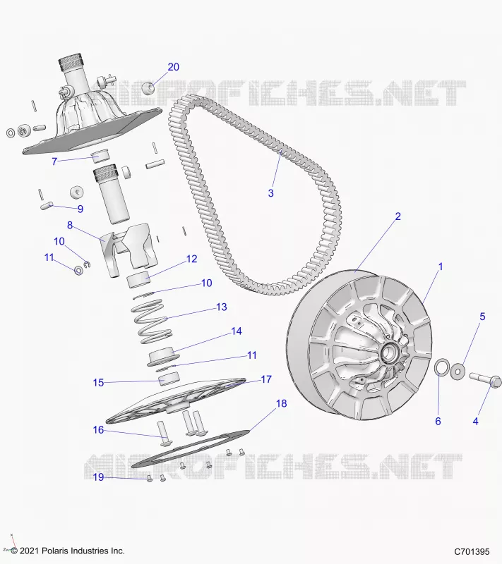 TREN, SECONDARY CLUTCH
