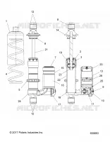 SUSPENSION, CHOQUE FRONTAL TRACK 7044623