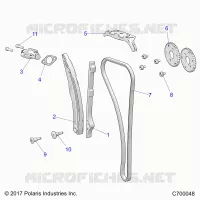 LA CADENA DE LEVAS AND TENSIONER
