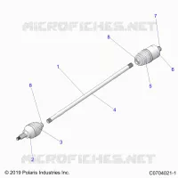 DRIVE TRAIN, HALF EJE TRASERO