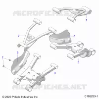 SUSPENSION TRASERA CONTROL ARMS