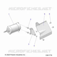 MOTOR DE ARRANQUE MOTOR/SHIELD