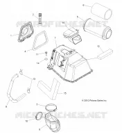 MOTOR, TOMA DE AIRE (BUILT 10/23/10 AND AFTER)