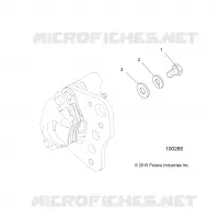 FRENO FRONTAL CALIPER MOUNTING