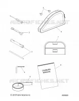 TOOLS, KIT DE HERRAMIENTA AND OWNERS MANUAL
