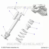 SUSPENSION, CHOQUE FRONTAL MOUNTING