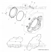 MOTOR, TAPA DEL EMBRAGUE