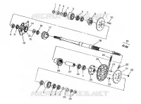 Conjunto de accionamiento MEDIO 6x6 400L, SWEDISH S948740 and  NORWEGIAN N948740 (4926812681025A)