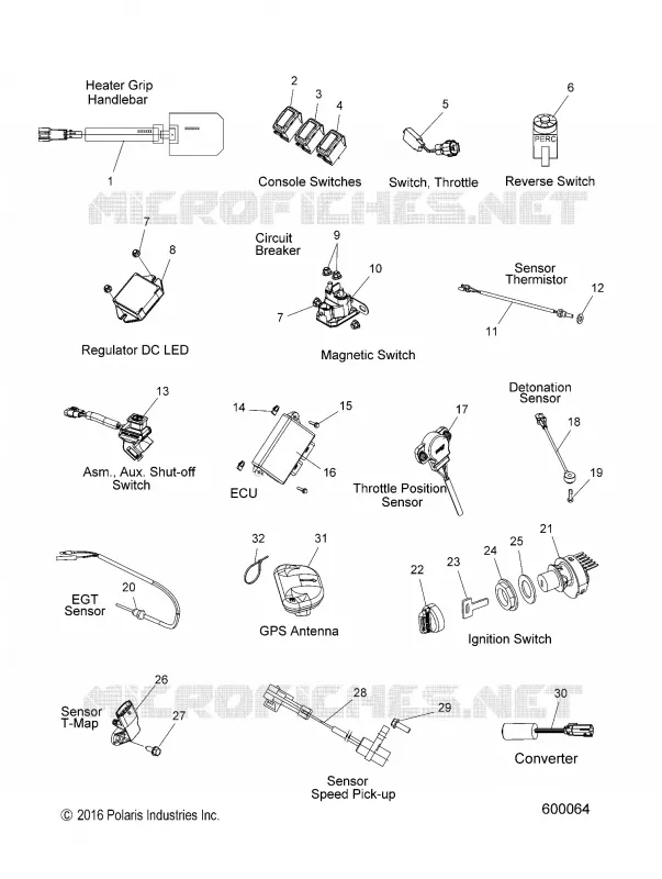 ELECTRICAL, SWITCHES, SENSORS AND COMPONENTS