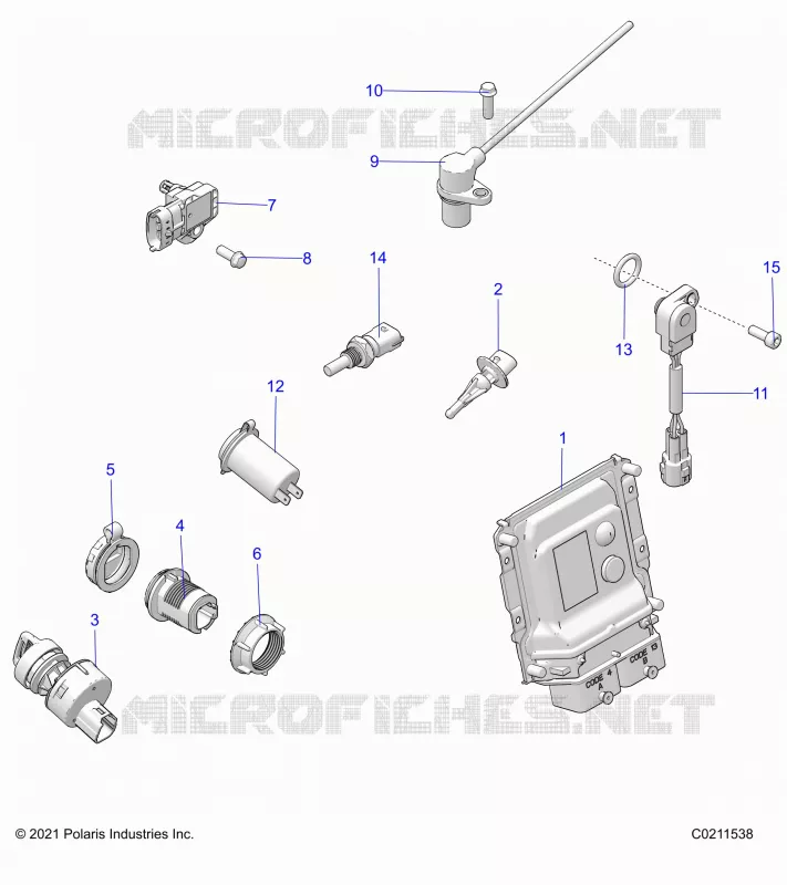 ELECTRICA, SWITCHES, SENSORS, ECU AND CONTROL MODULES