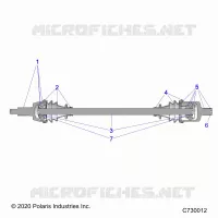 TREN, FRONT HALF SHAFT