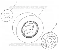 RUEDAS, OPCIONES, CHROME and SILVER, 10 INCH