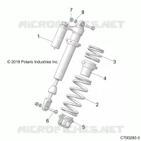 SUSPENSION, CHOQUE FRONTAL MOUNTING