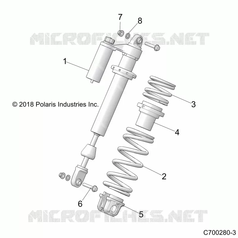 SUSPENSION, CHOQUE FRONTAL MOUNTING