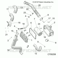 ENGINE, TOMA DE AIRE SYSTEM