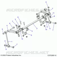 SUSPENSION, FRONT BARRA ESTABILIZADORA