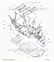 CHASSIS, MAIN FRAME AND ESQUÃD PLATES