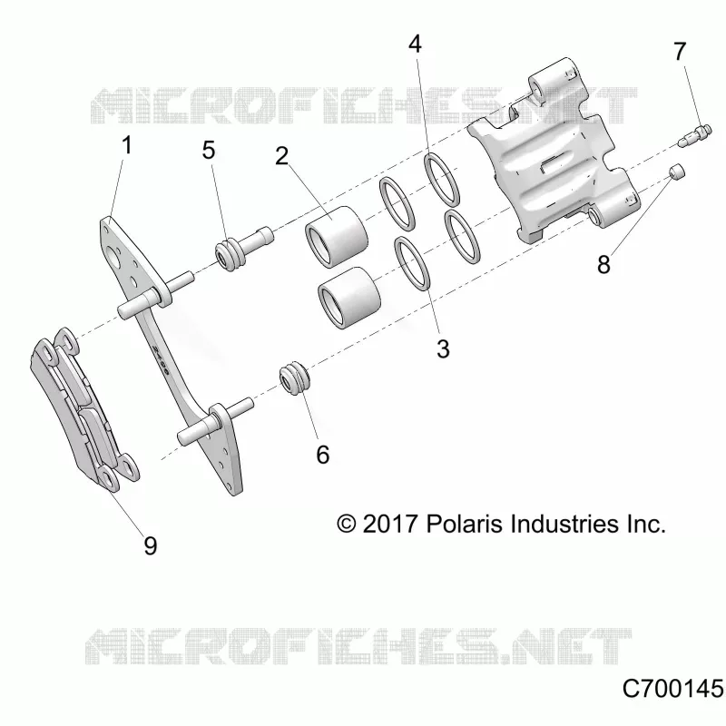 BRAKES, PINZA TRASERA