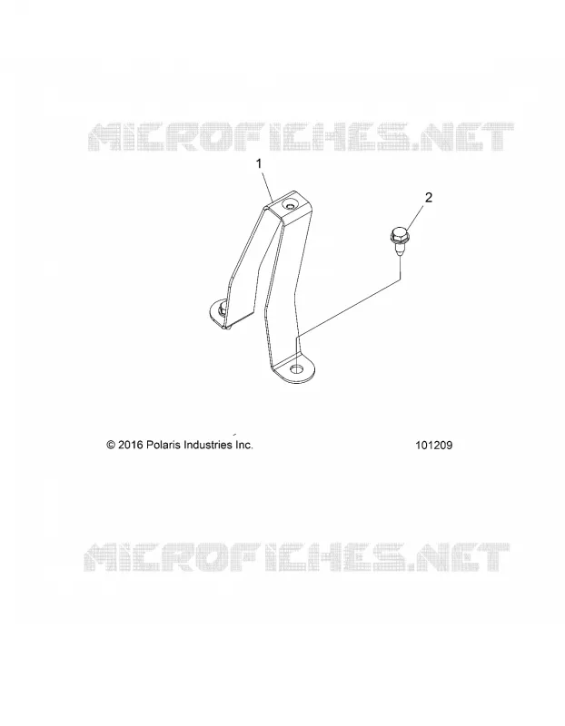CHASIS, FUEL TANK SUPPORT BRACKET