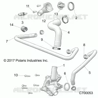 MOTOR, WATERPUMP AND BYPASS