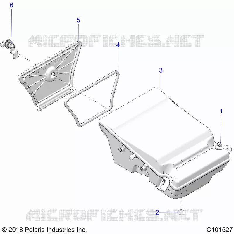 CAJA DE ALMACENAJE, REAR