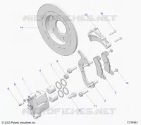 BRAKES, PINZA TRASERA