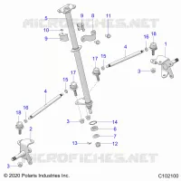 STEERING, MIEMBRO DE GOBIERNO AND TIE ROD ASM