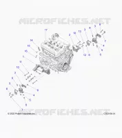 MOTOR, MOUNTING &amp; LONG BLOCK
