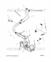 FUEL SYSTEM, RAIL, LINES AND CUERPO DE MARIPOSA