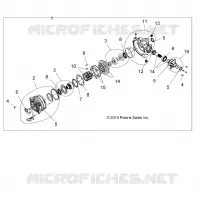 TREN, FRONT GEARCASE INTERNALS