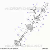 TREN, PRIMARY CLUTCH