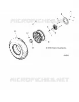 RUEDAS, FRONT TIRE AND BRAKE DISC