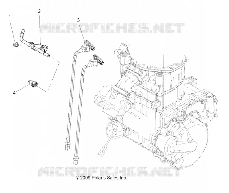 MOTOR, INYECTOR DE COMBUSTIBLE