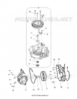 MOTOR, STATOR COVER and VOLANTE