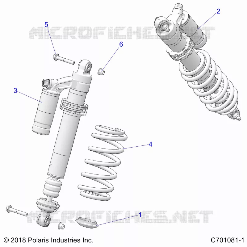 SUSPENSION, CHOQUE FRONTAL MOUNTING