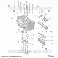 ENGINE, CULATA AND VALVES