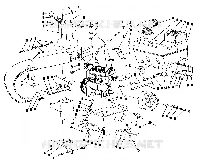 MONTAJE DEL MOTOR (400) (4910941094021A)