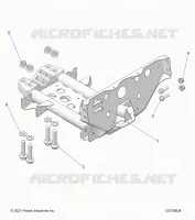 CHASIS, MOUNTING, FRONT GEARCASE