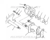 MONTAJE DE FRENO DELANTERA 250 2X4